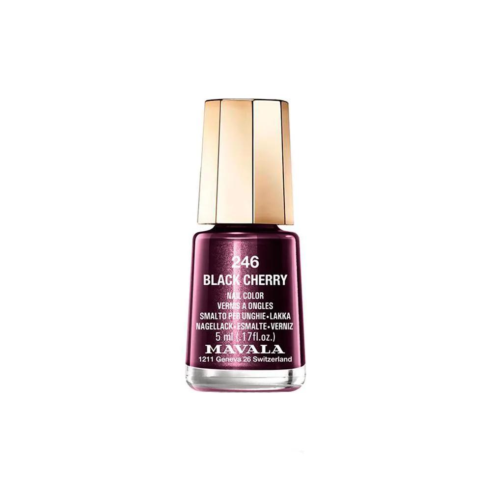 MAVALA MINI COLOR BLACK CHERRY 246 MINI ESMALTE CREMOSO 5ML