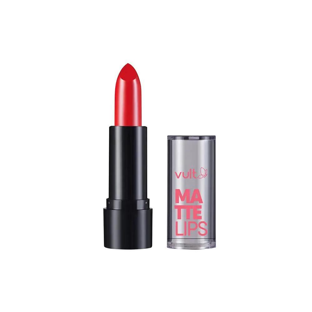 VULT HIDRA LIPS 11 VERMELHO REAL BATOM CREMOSO MATTE 3,8G