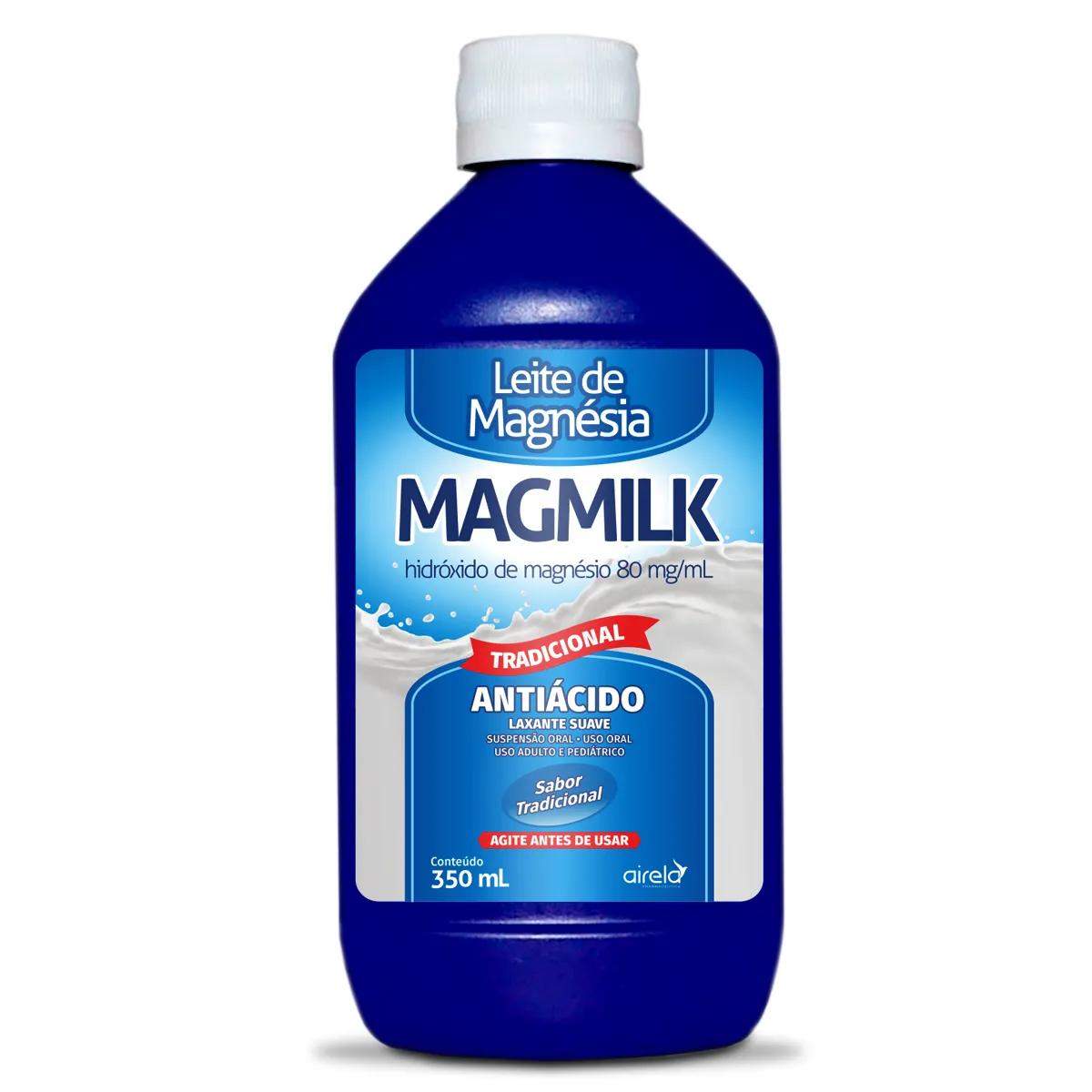 Leite de Magnésia Magmilk Tradicional 350ml