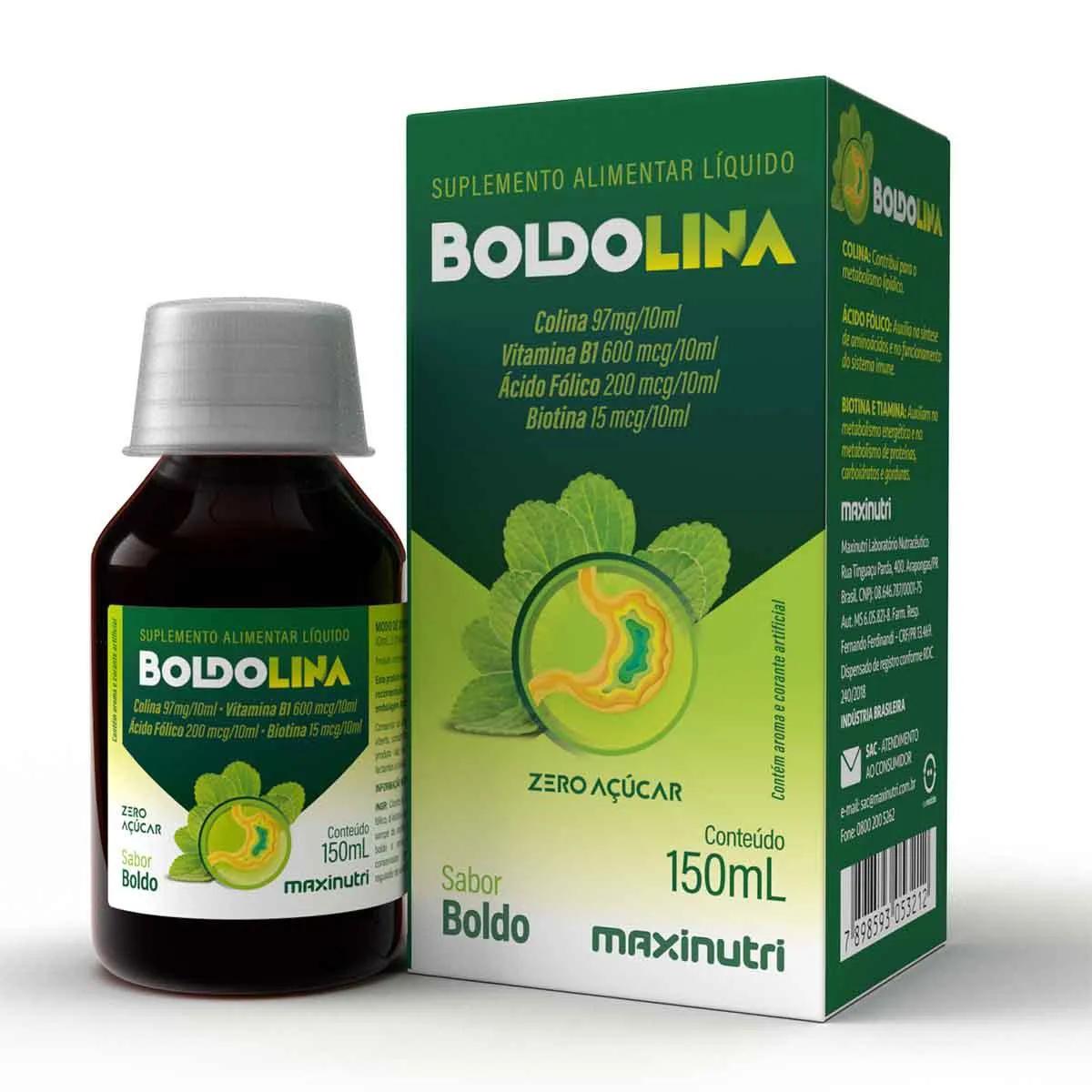 Suplemento Alimentar Boldolina Maxinutri Boldo 150ml