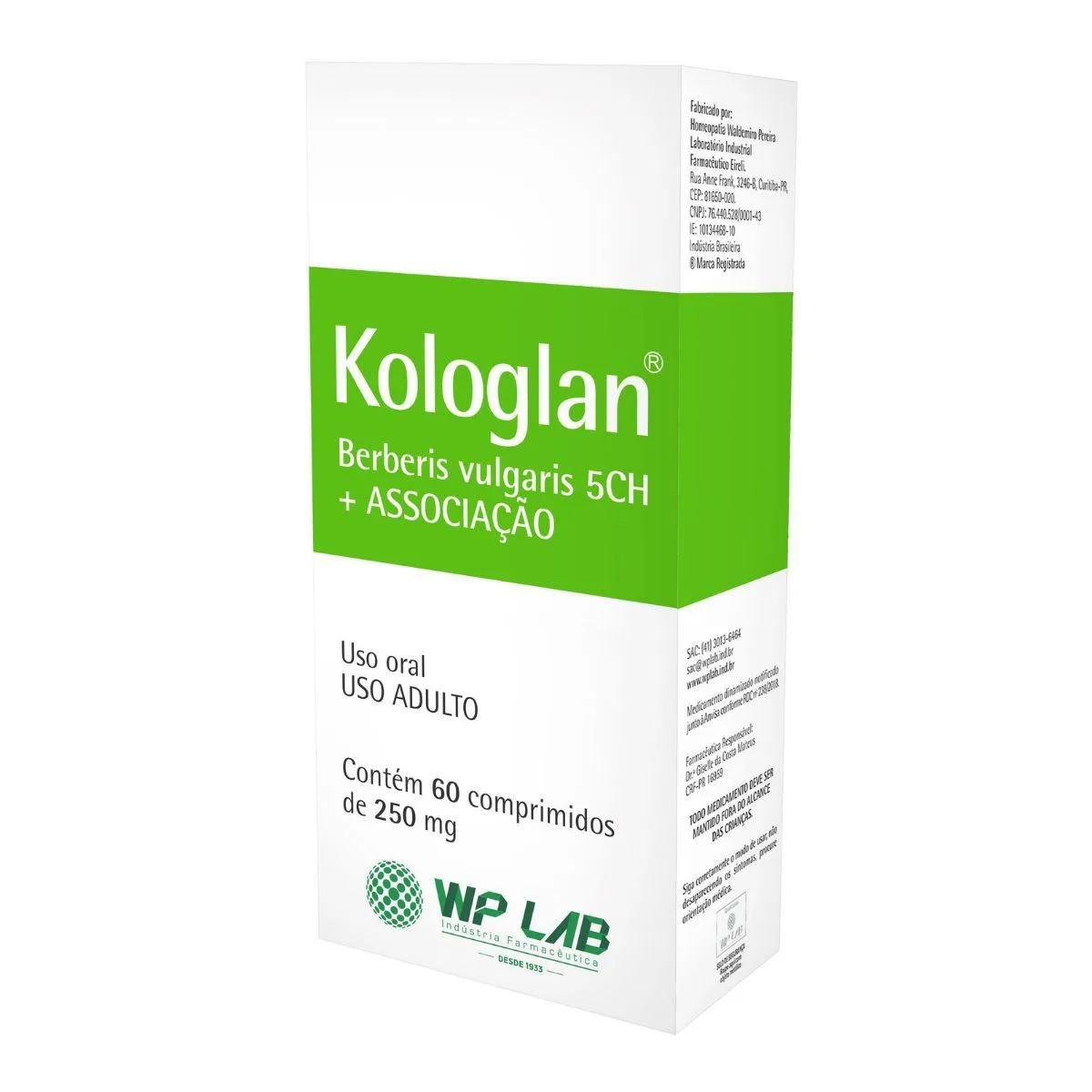 Kologlan Berberis Vulgaris 5CH + Associação 60 comprimidos