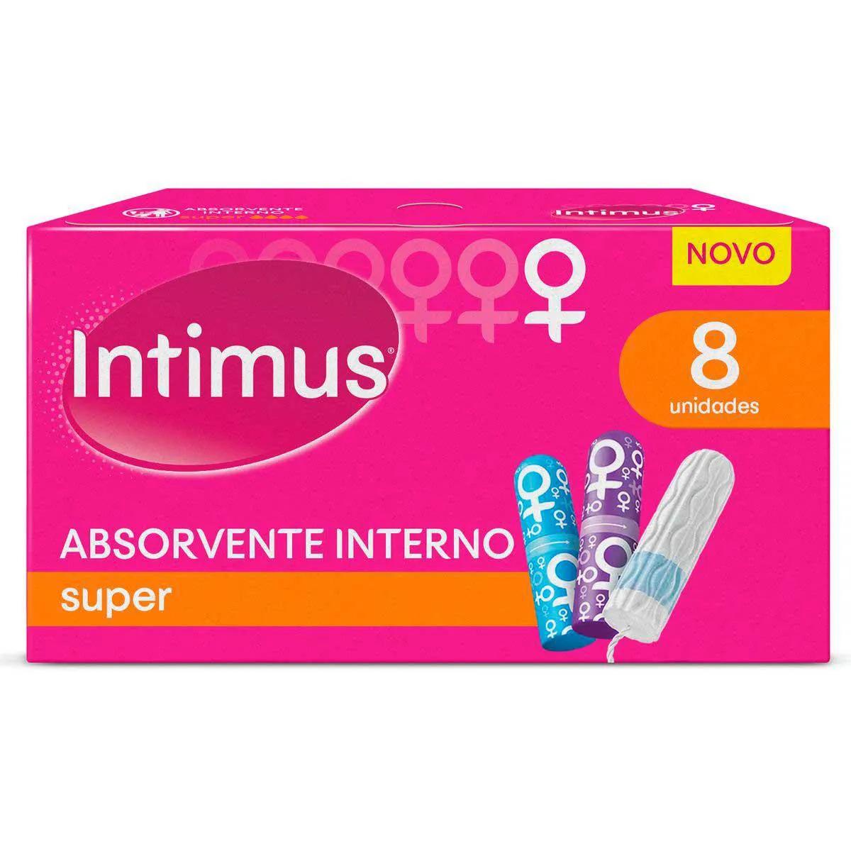 Absorvente Interno Intimus Super 8 unidades