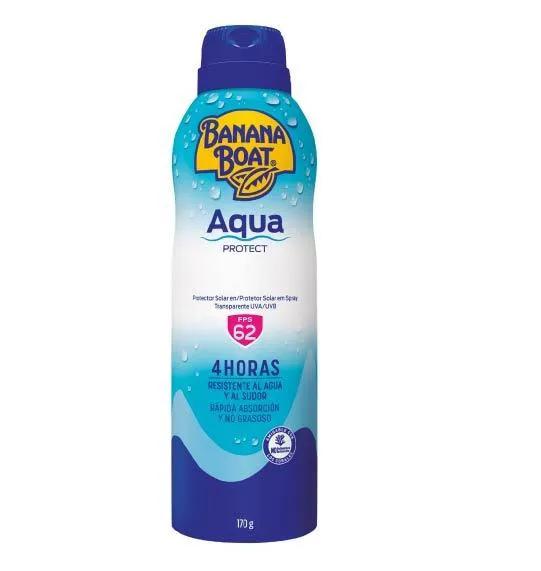 Protetor Solar Corporal Banana Boat Aqua Protect FPS 62 Spray 170g