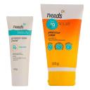 Kit Protetor Solar Facial Needs FPS 70 com 40g + Protetor Solar Corporal Needs FPS 70 com 120g