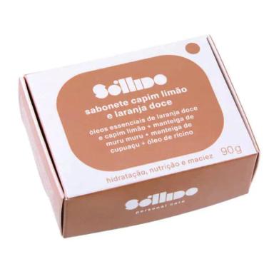 SABONETE CAPIM LIMãO E LARANJA DOCE SóLLIDO 90G