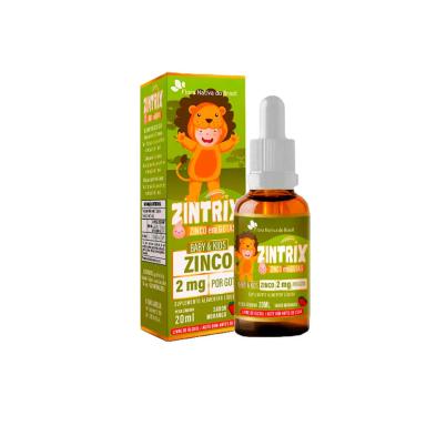 ZINTRIX (ZINCO 2MG/GOTA) 20ML SABOR MORANGO - KIDS