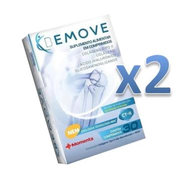 KIT 2 BEMOVE COM 30CPS COLáGENO TIPO 2 - MOMENTA