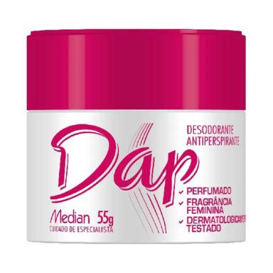 DAP DESODORANTE CREME FEMININO PERFUMADO 55G