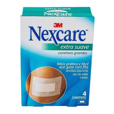 CURATIVO NEXCARE EXTRA SUAVE GRANDE 4UN
