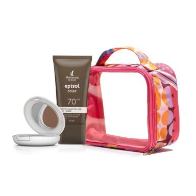 KIT NéCESSAIRE + PROTEçãO SOLAR EPISOL COLOR TOM 5
