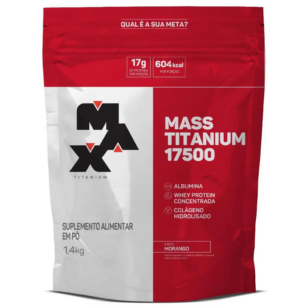 MASS TITANIUM 17500 1,4KG(REFIL) MAX TITANIUM Morango