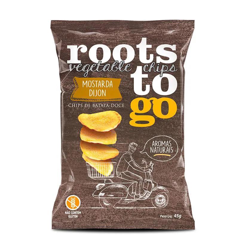 CHIPS BATATA DOCE MOSTARDA DIJON ROOTS TO GO 45G