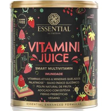 VITAMINI JUICE MORANGO LATA 276G - ESSENTIAL NUTRITION