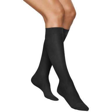 MEIA KENDALL 3/4 ALTA COMPRESSãO PRETO - G