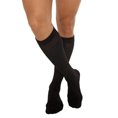 MEIA KENDALL 3/4 MéDIA COMPRESSãO ALGODãO UNISEX PRETO - M