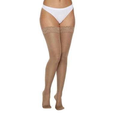 MEIA KENDALL 7/8 MéDIA COMPRESSãO C/ SILICONE MEL - G