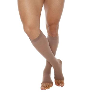 MEIA KENDALL 3/4 EXTRA ALTA COMPRESSãO S/PONTEIRA MEL - G