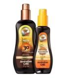 KIT AUSTRALIAN GOLD FPS30 SPRAY 237G + ACCELERATOR DARK TANNING SPRAY 125G