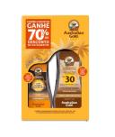 KIT AUSTRALIAN GOLD FPS30 SPRAY 237G + ACCELERATOR DARK TANNING SPRAY 125G