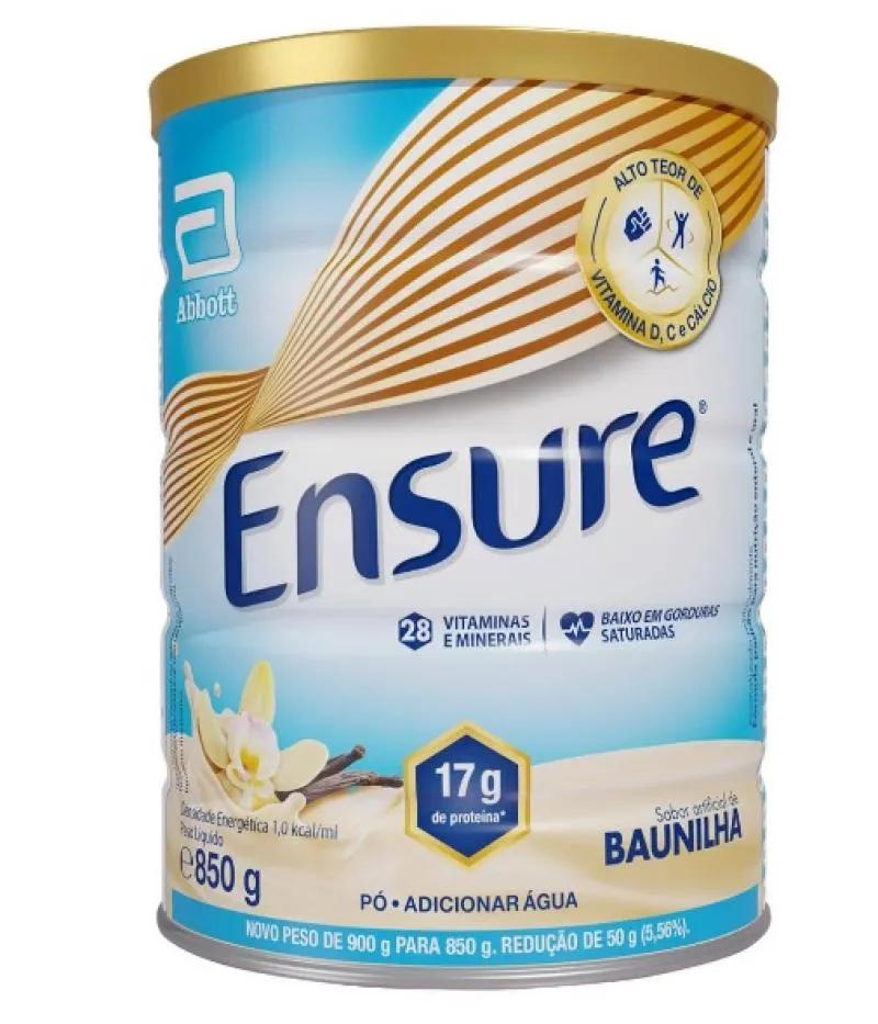 SUPLEMENTO ADULTO ENSURE BAUNILHA 850G