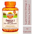 ÔMEGA 3 FISH OIL ODORLESS PREMIUM SUNDOWN 72 CAPS
