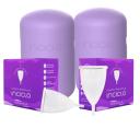 KIT 2 COLETORES MENSTRUAL 2 CáPSULAS TODOS TAMANHOS INCICLO A UN + Teen UN