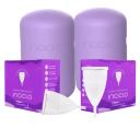 KIT 2 COLETORES MENSTRUAL 2 CáPSULAS TODOS TAMANHOS INCICLO A UN + Teen UN