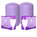 KIT 2 COLETORES MENSTRUAL 2 CáPSULAS TODOS TAMANHOS INCICLO A UN + Teen UN