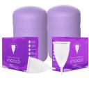 KIT 2 COLETORES MENSTRUAL 2 CáPSULAS TODOS TAMANHOS INCICLO A UN + Teen UN