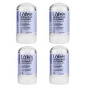 KIT DESODORANTE CRYSTAL ROCK LAFES 63G VEGANO C/ 4 UNID