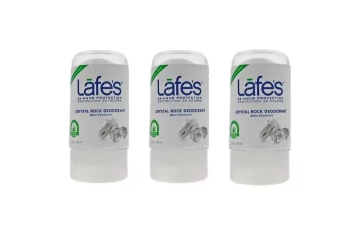 KIT DESODORANTE CRYSTAL ROCK LAFES 120G VEGANO (3UNID)