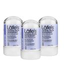 KIT DESODORANTE CRYSTAL ROCK LAFES 63G VEGANO C/ 3UNIDS