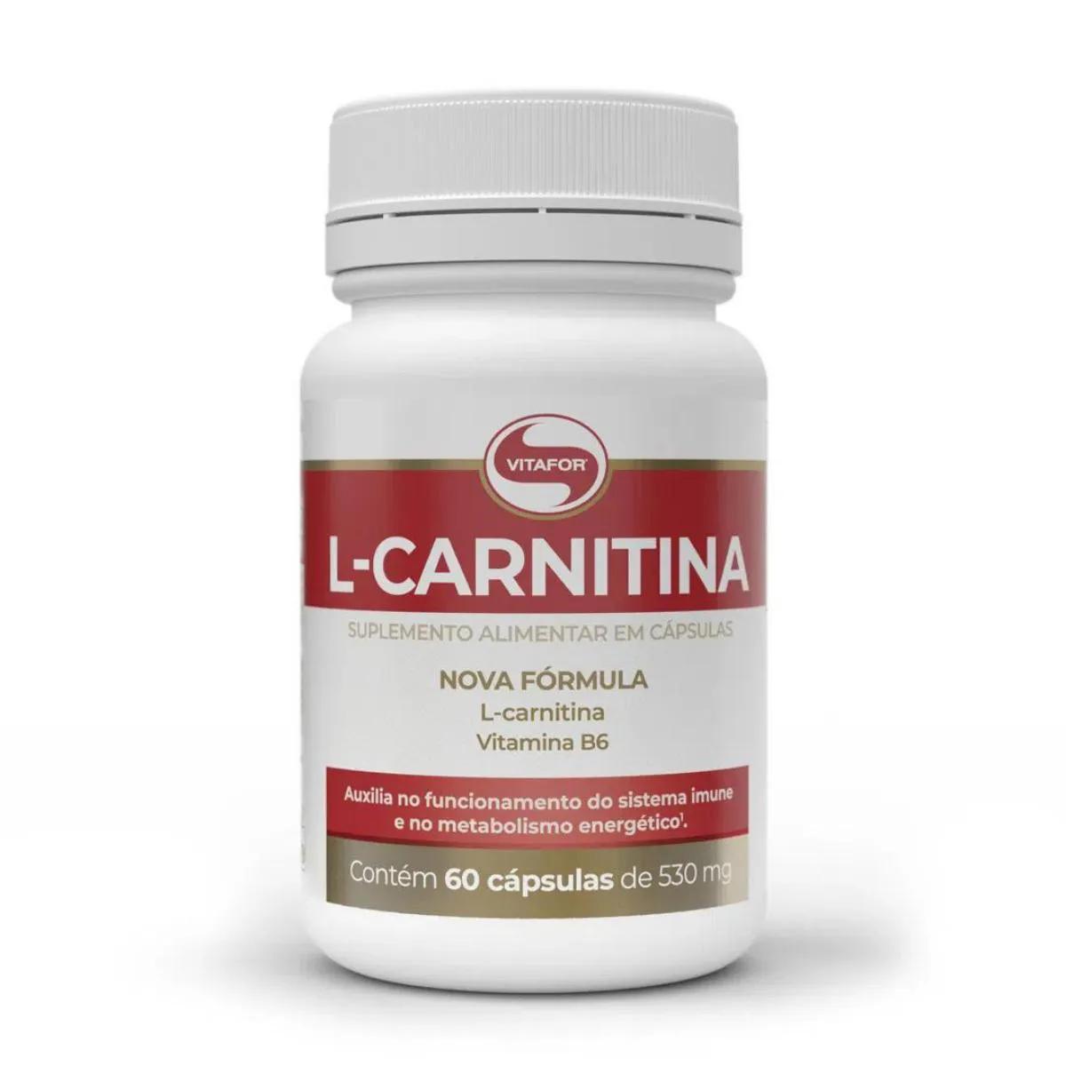 L-CARNITINA VITAMINA B6 60 CáPS 500 MG (DOSE)