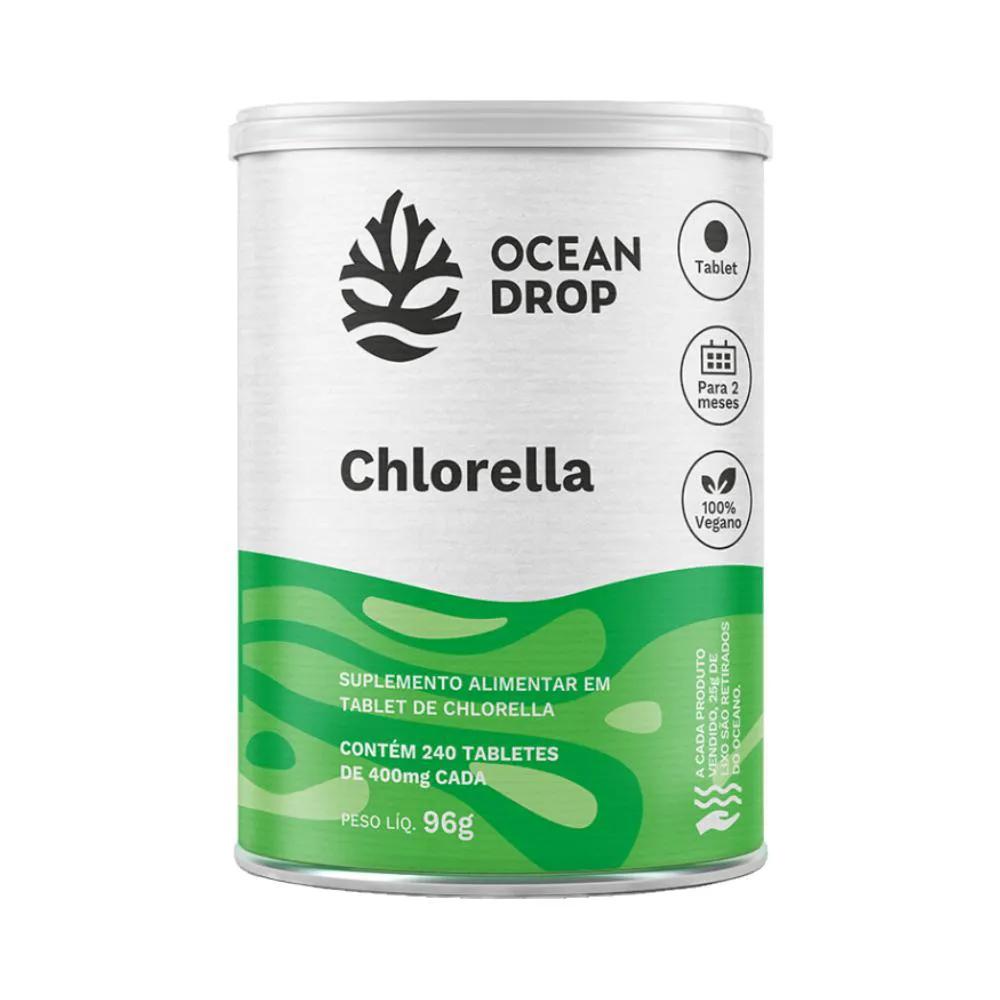 CHLORELLA OCEAN DROP 240 CáPS CONCENTRADAS ANTIOXIDANTE