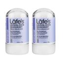 KIT DESODORANTE CRYSTAL ROCK LAFES 63G VEGANO C/ 2UNIDS