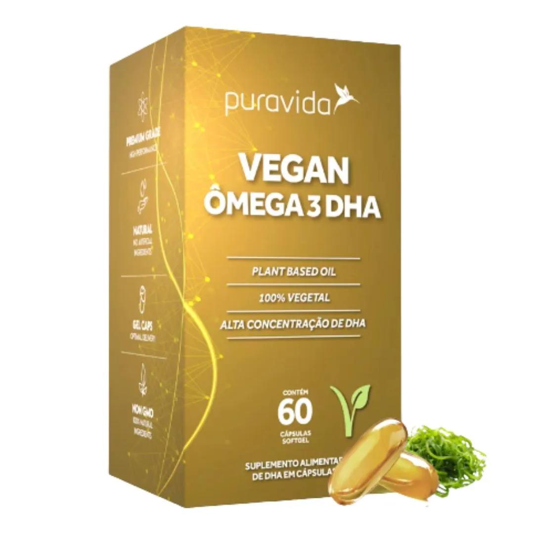 ÔMEGA 3 TG VEGAN DHA 500MG100% VEGANO CONCENTRADO PURAVIDA