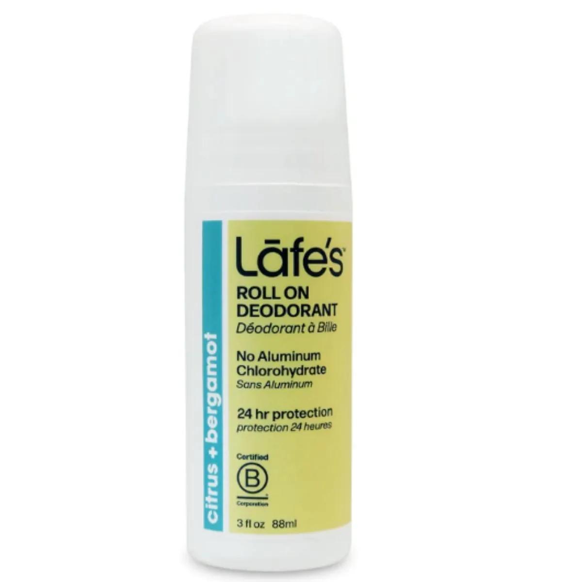 DESODORANTE LAFE'S ROLL-ON ACTIVE CITRUS E BERGAMOTA 88ML