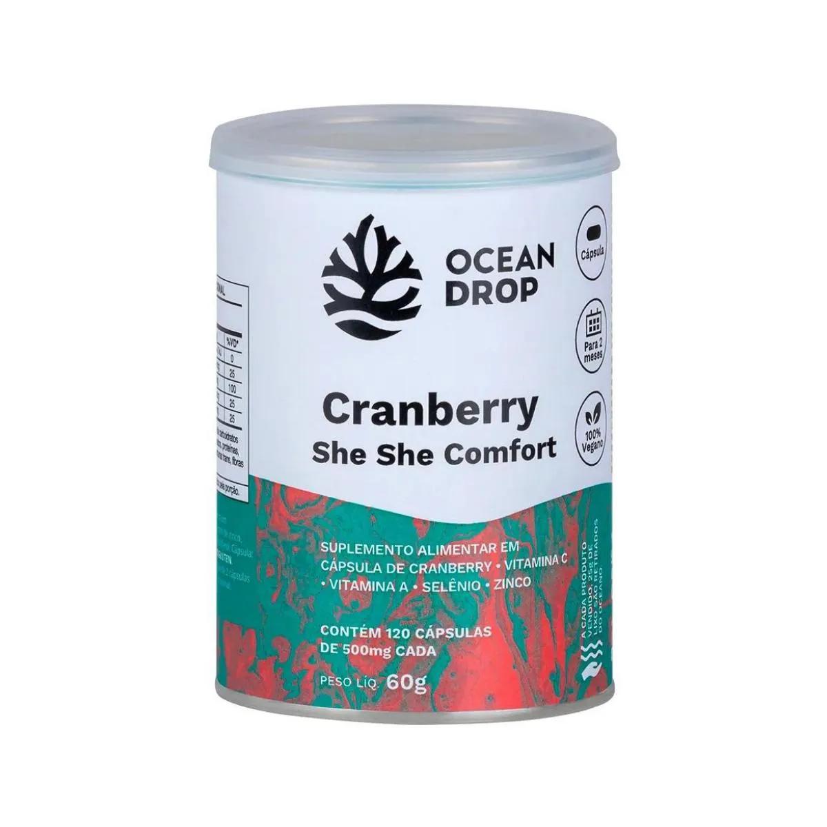CRANBERRY SHE SHE COMFORT VITAMINA C NATURAL OCEAN DROP