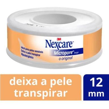 FITA MICROPORE NEXCARE BEGE 12MM X 4,5M 3M