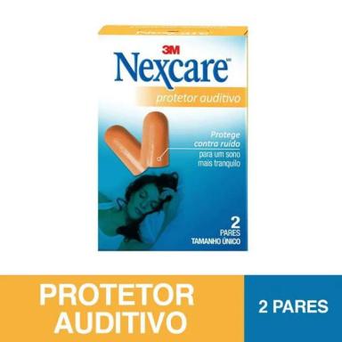 PROTETOR AUDITIVO COM 2 PARES NEXCARE